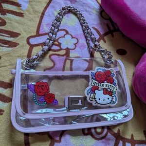 Hello Kitty Clear Chain Bag Purse 2008